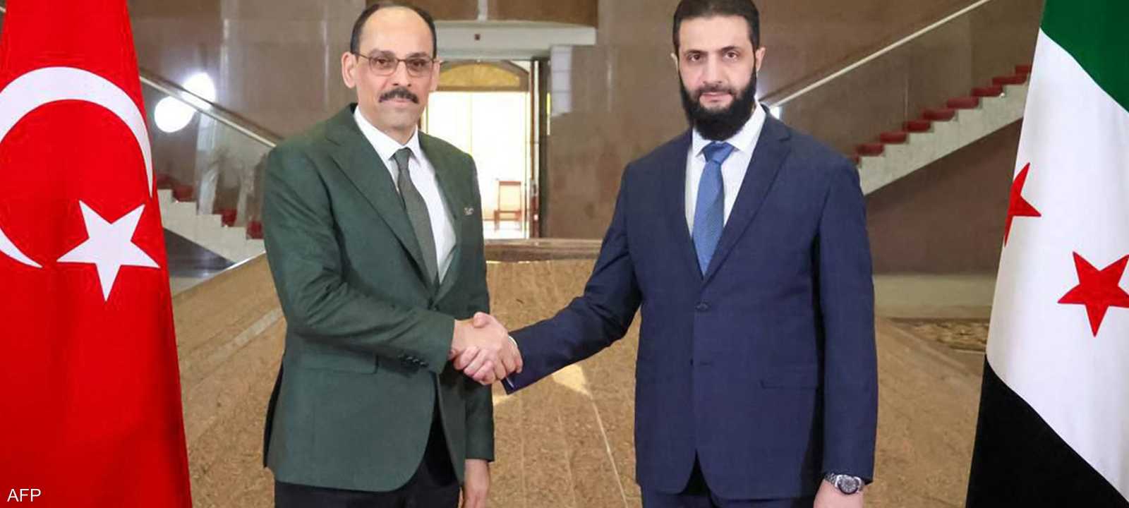 من لقاء سابق بين الشرع وكالين