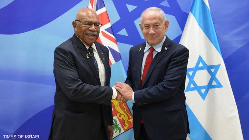 نتنياهو مع رئيس وزراء فيجي