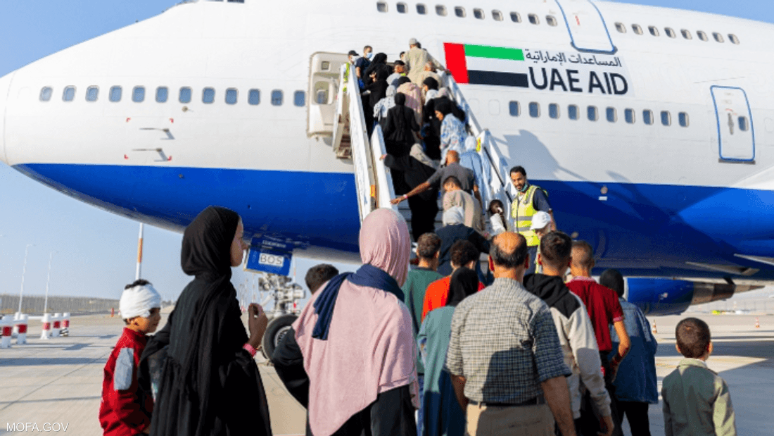 الإمارات تنفذ إخلاء طبيا عاجلا لـ119 مريضا ومصابا من غزة