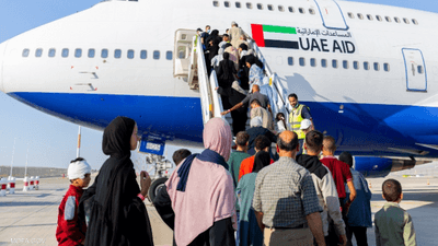الإمارات تنفذ إخلاء طبيا عاجلا لـ119 مريضا ومصابا من غزة
