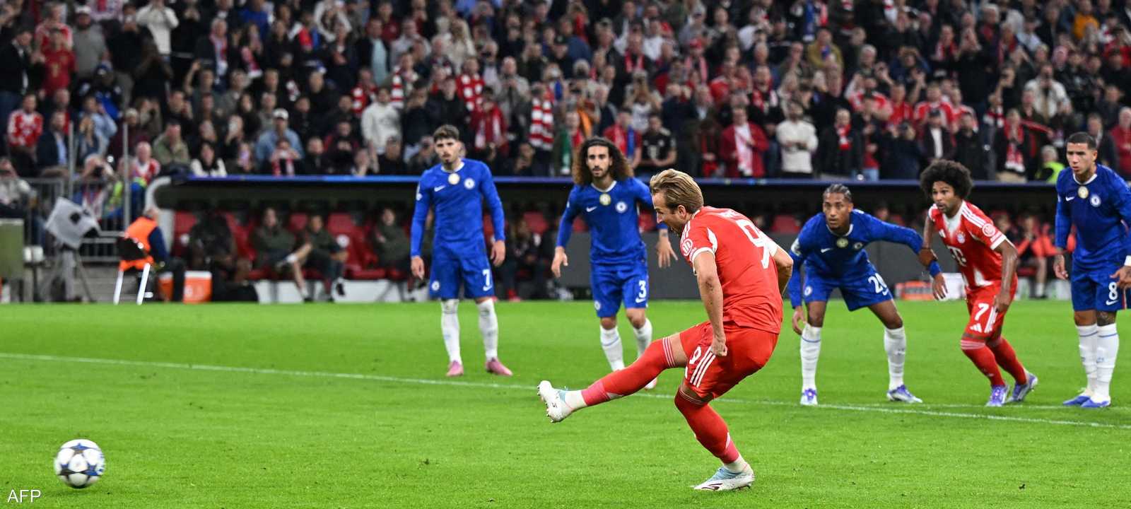 هاري كين سجل هدفين في مرمى تشيلسي