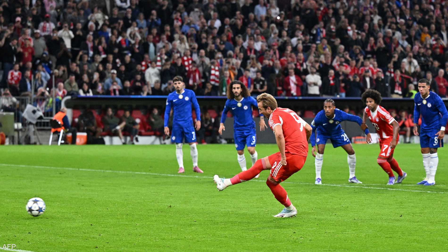 هاري كين يقود بايرن للفوز على تشيلسي في دوري الأبطال 