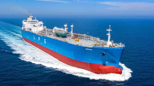 الصير مارين وBGN تتسلمان ناقلة الغاز البترولي المسال الثالثة