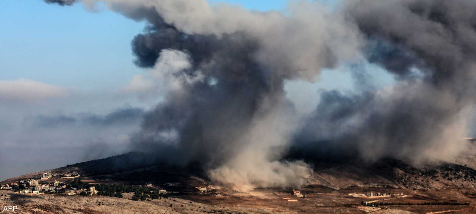 أرشيفية لضربة إسرائيلية على جنوب لبنان