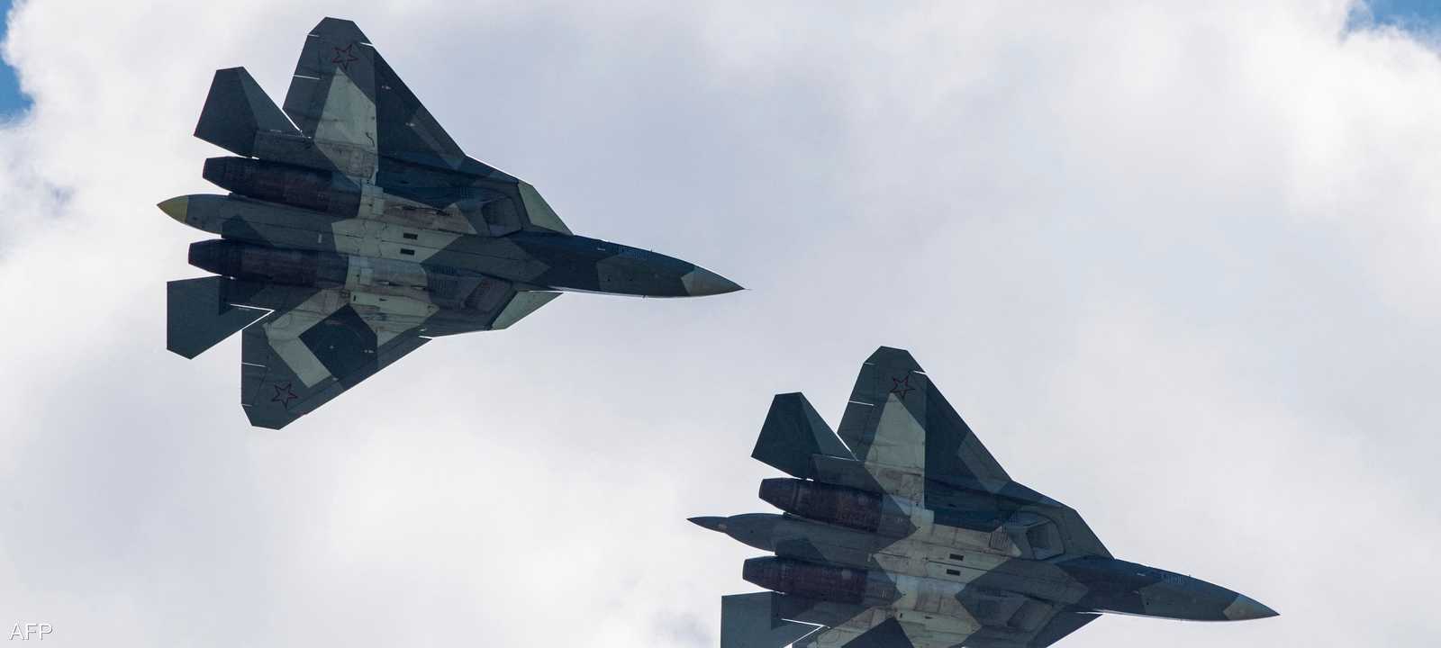 أرشيفية لمقاتلتين روسيتين