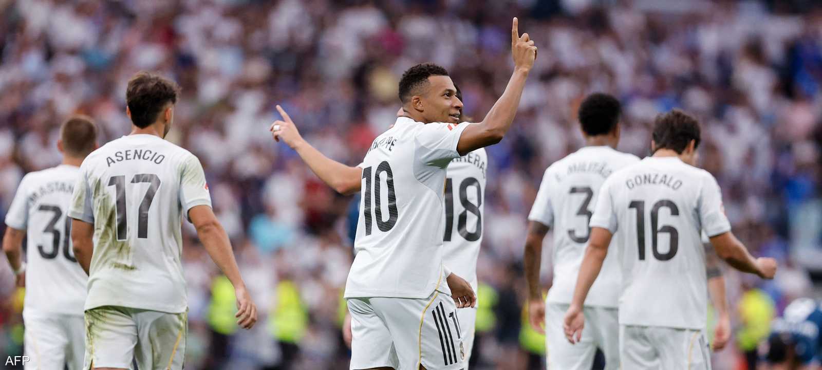 فرحة لاعبي ريال مدريد