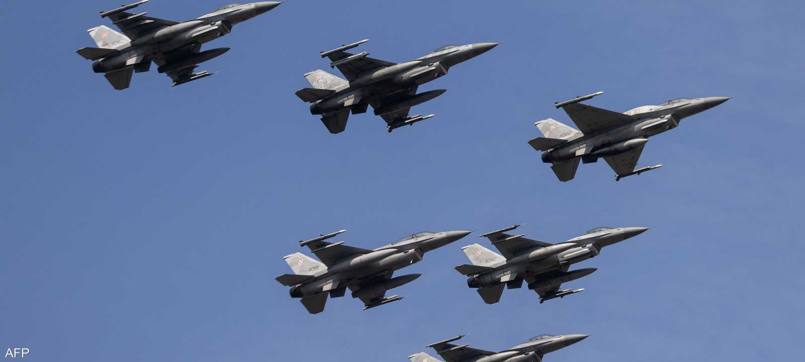 مقاتلات إف-16 التابعة للقوات الجوية البولندية