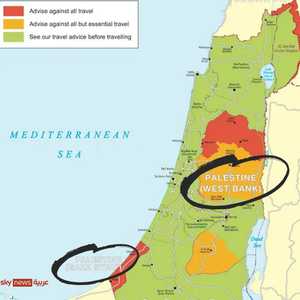 خريطة فلسطين-خرائط الحكومة البريطانية المحدثة بعد 21 سبتمبر