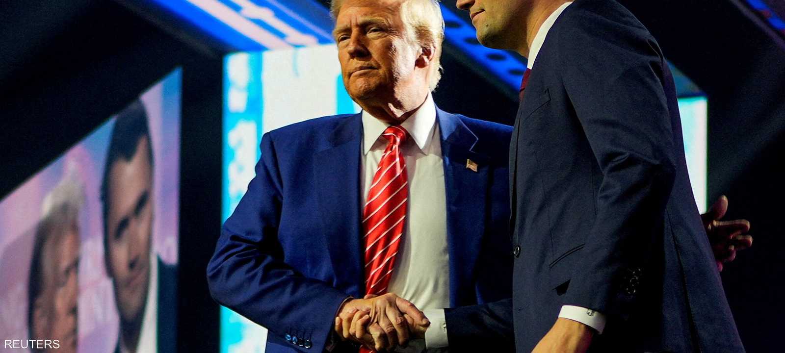 دونالد ترامب وتشارلي كيرك