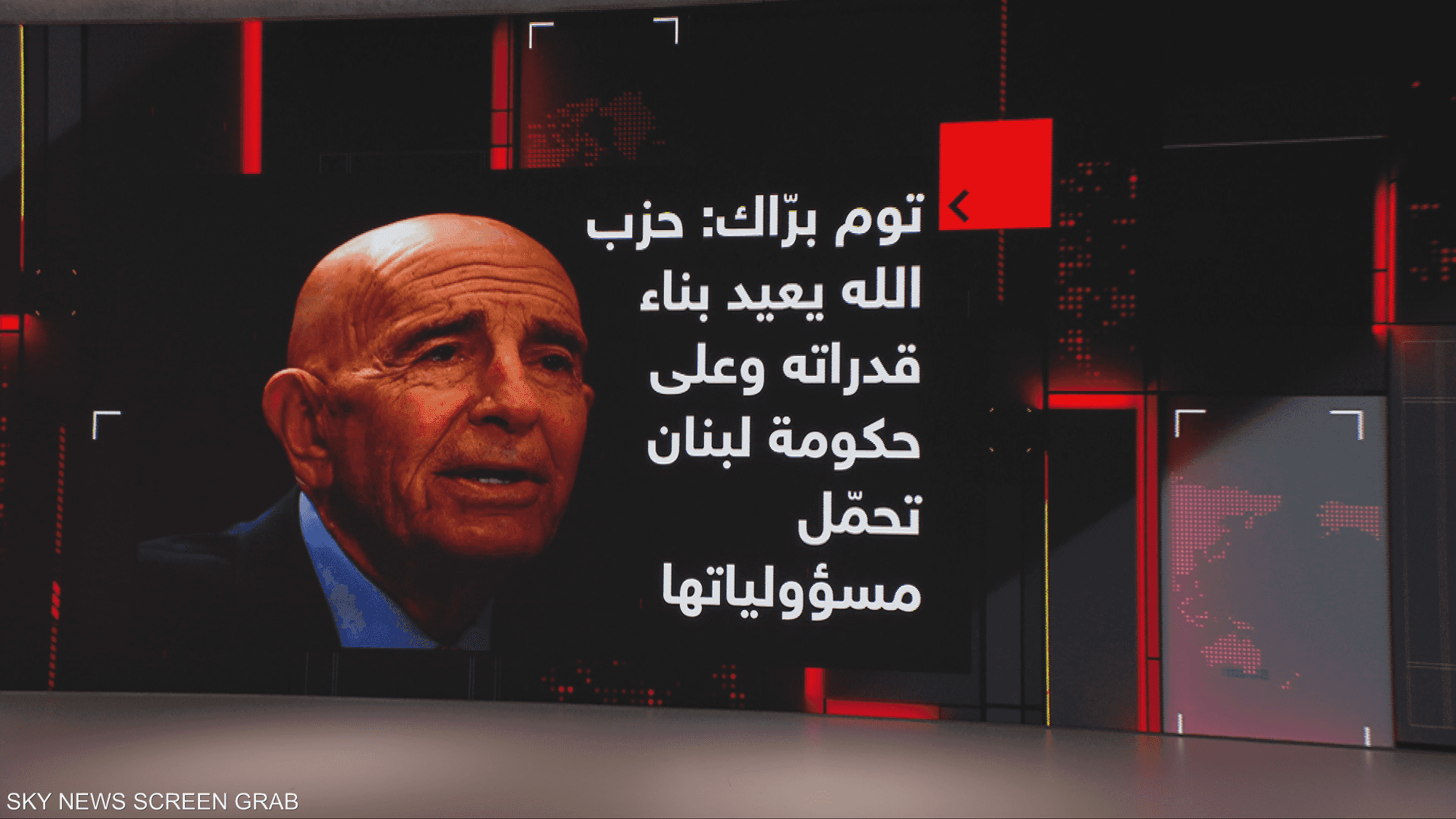 توم براك: حزب الله يعيد بناء قدراته