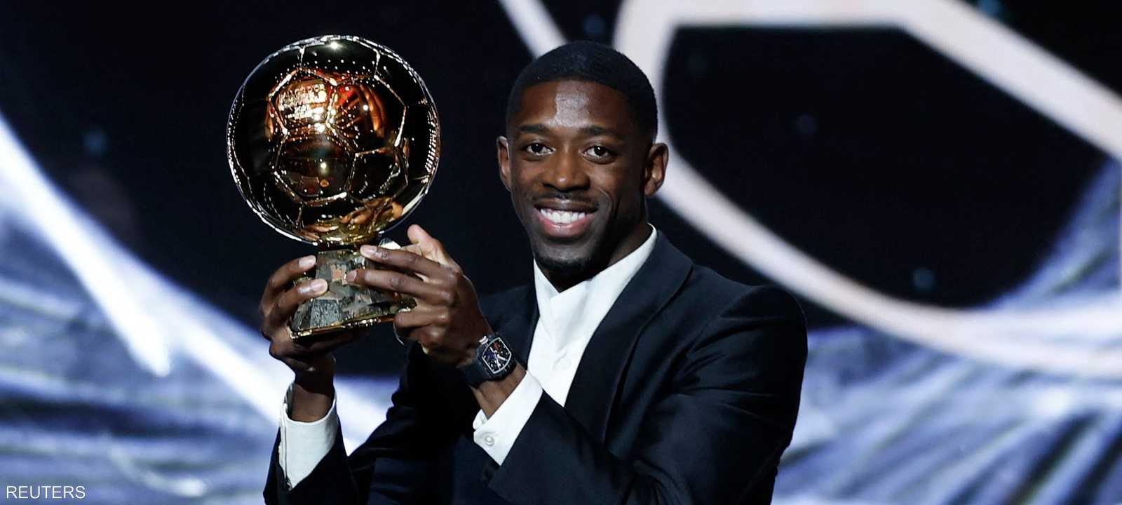 عثمان ديمبلي توج بجائزة الكرة الذهبية