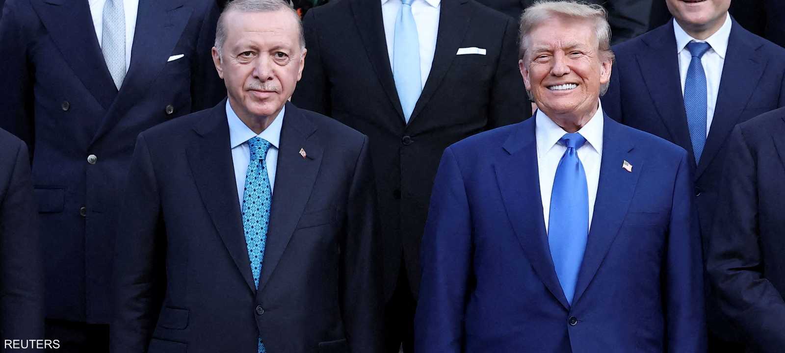 الرئيس الأميركي دونالد ترامب ونظيره التركي رجب طيب أردوغان