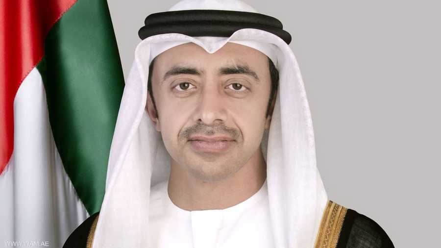 عبدالله بن زايد: ندعم جهود إنهاء الصراع الفلسطيني الإسرائيلي