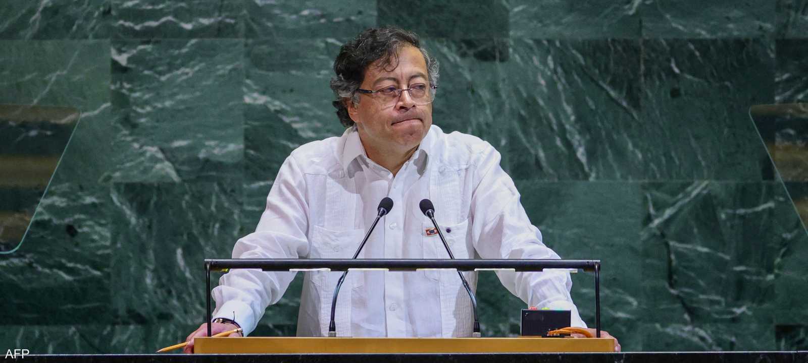 الرئيس الكولومبي جوستافو بيترو