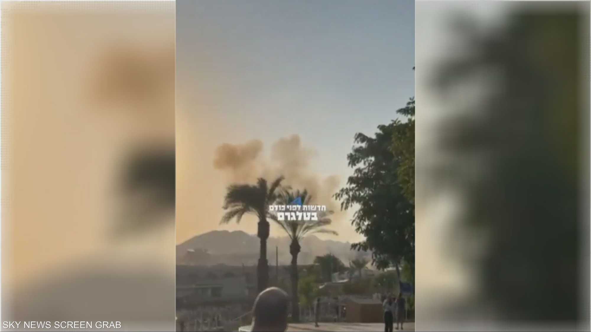 انفجار مسيرة حوثية في إيلات جنوبي إسرائيل