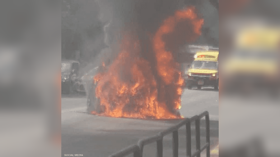 إصابة شخص جراء انفجار سيارة في تل أبيب