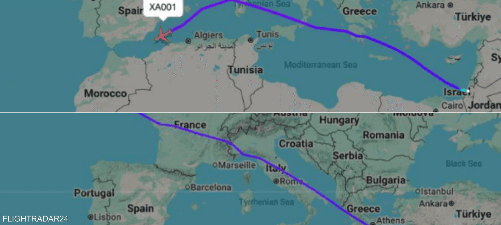 رحلتا نتنياهو