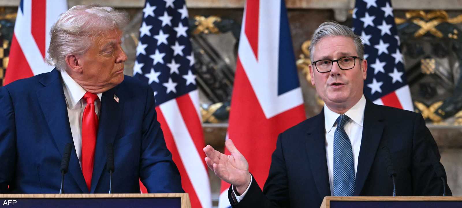 كير ستارمر ودونالد ترامب