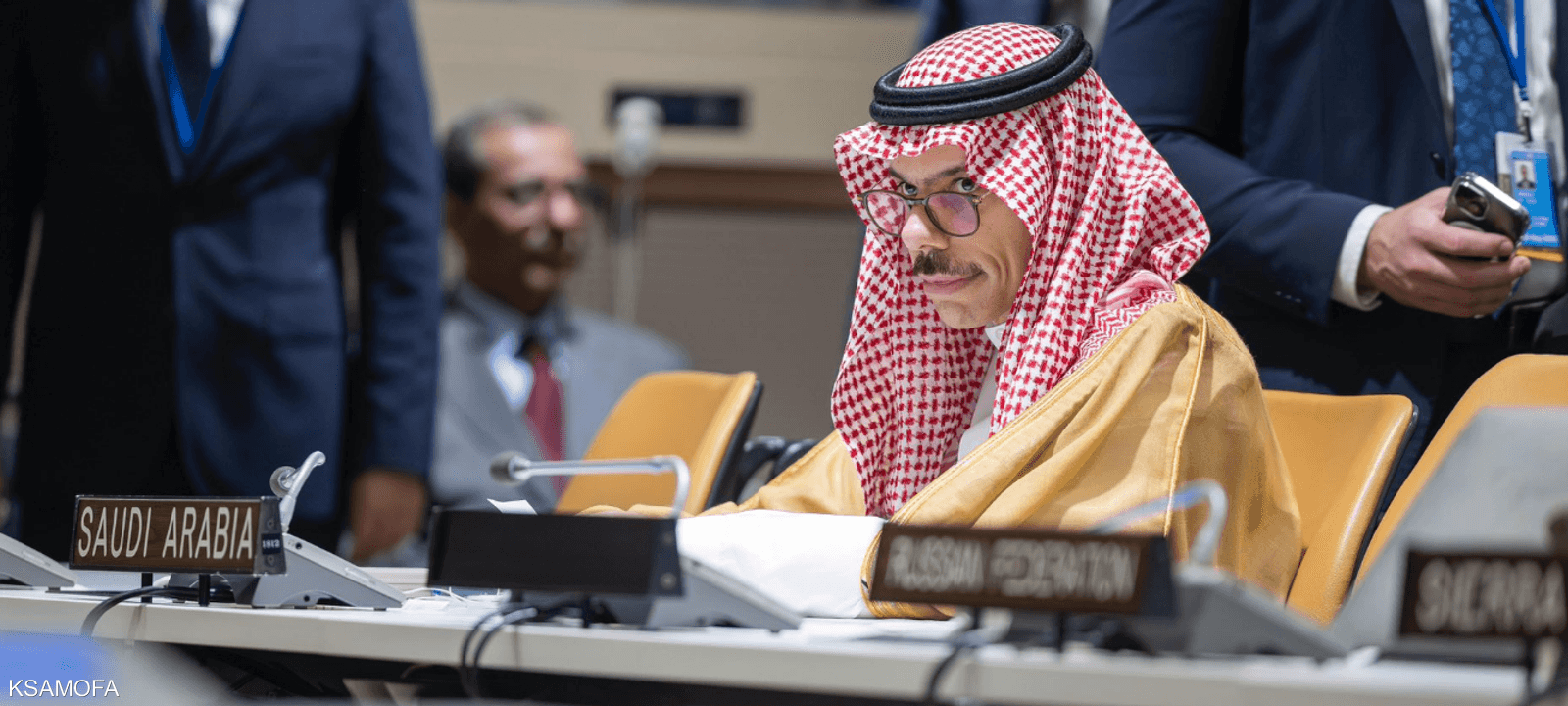 وزير الخارجية السعودي الأمير فيصل بن فرحان آل سعود