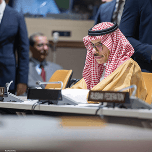 وزير الخارجية السعودي الأمير فيصل بن فرحان آل سعود