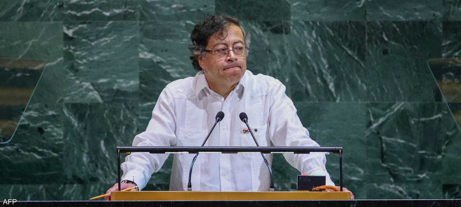 الرئيس الكولومبي غوستافو بيترو