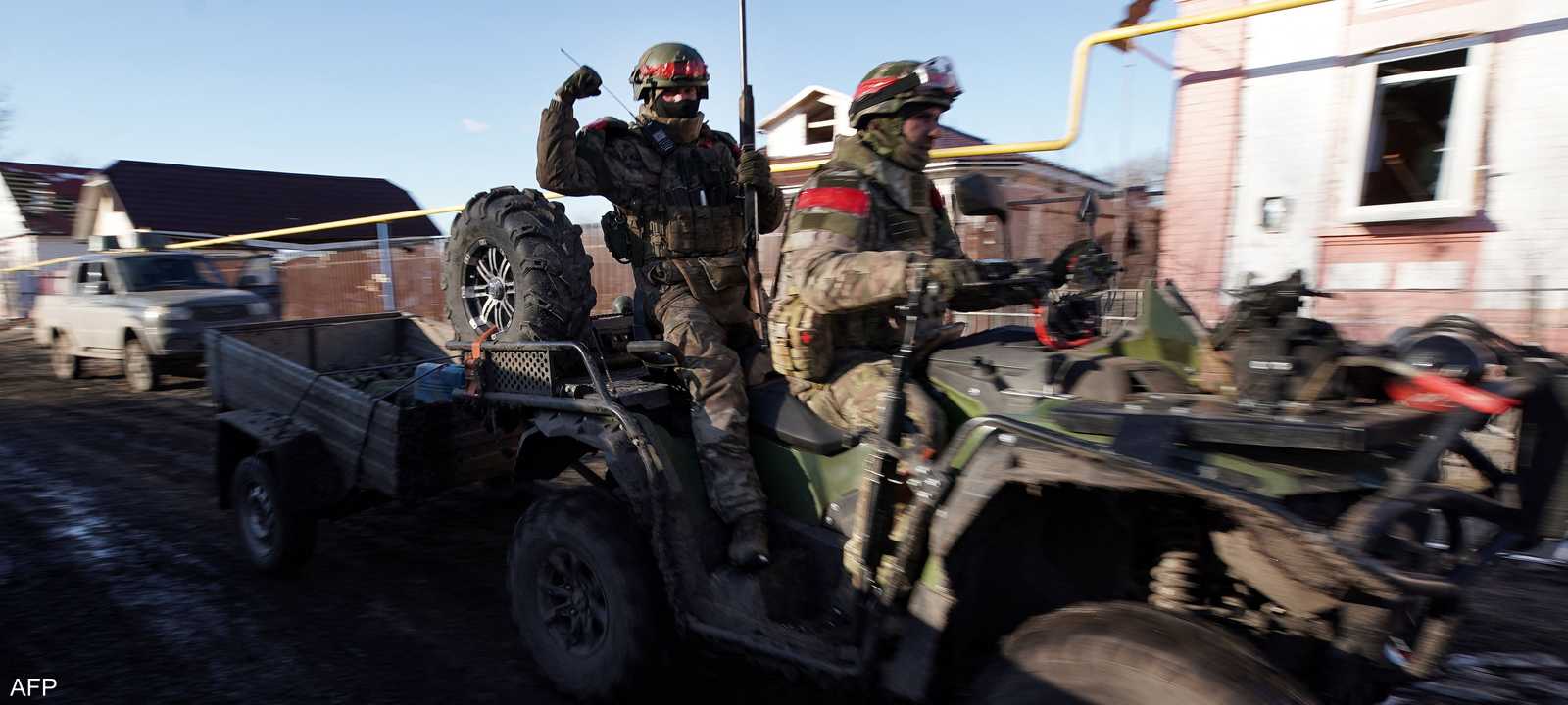 جنود روس في إحدى جبهات القتال - أرشيفية