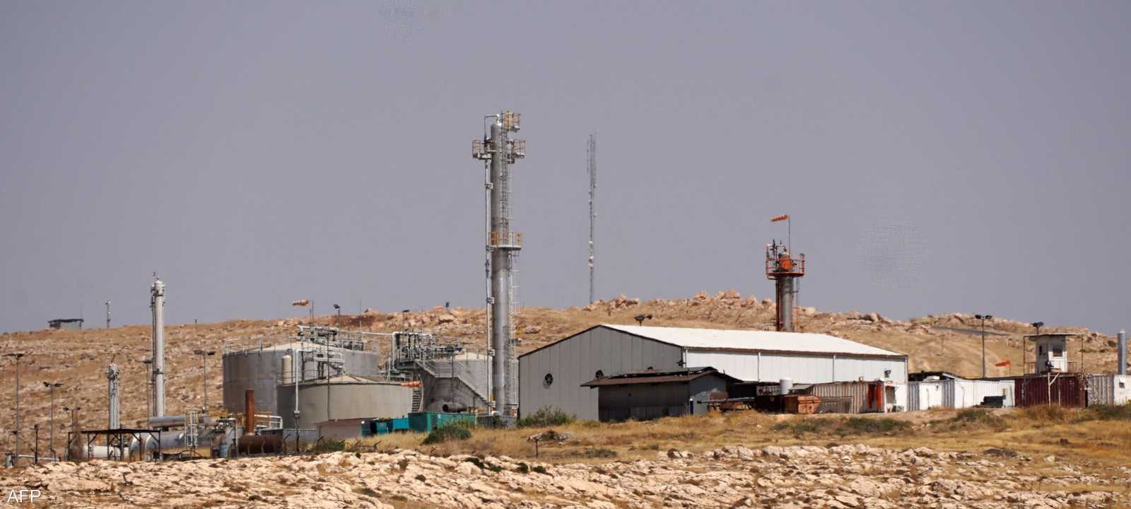 A side of an oil field near Dohuk in Iraqi Kurdistan