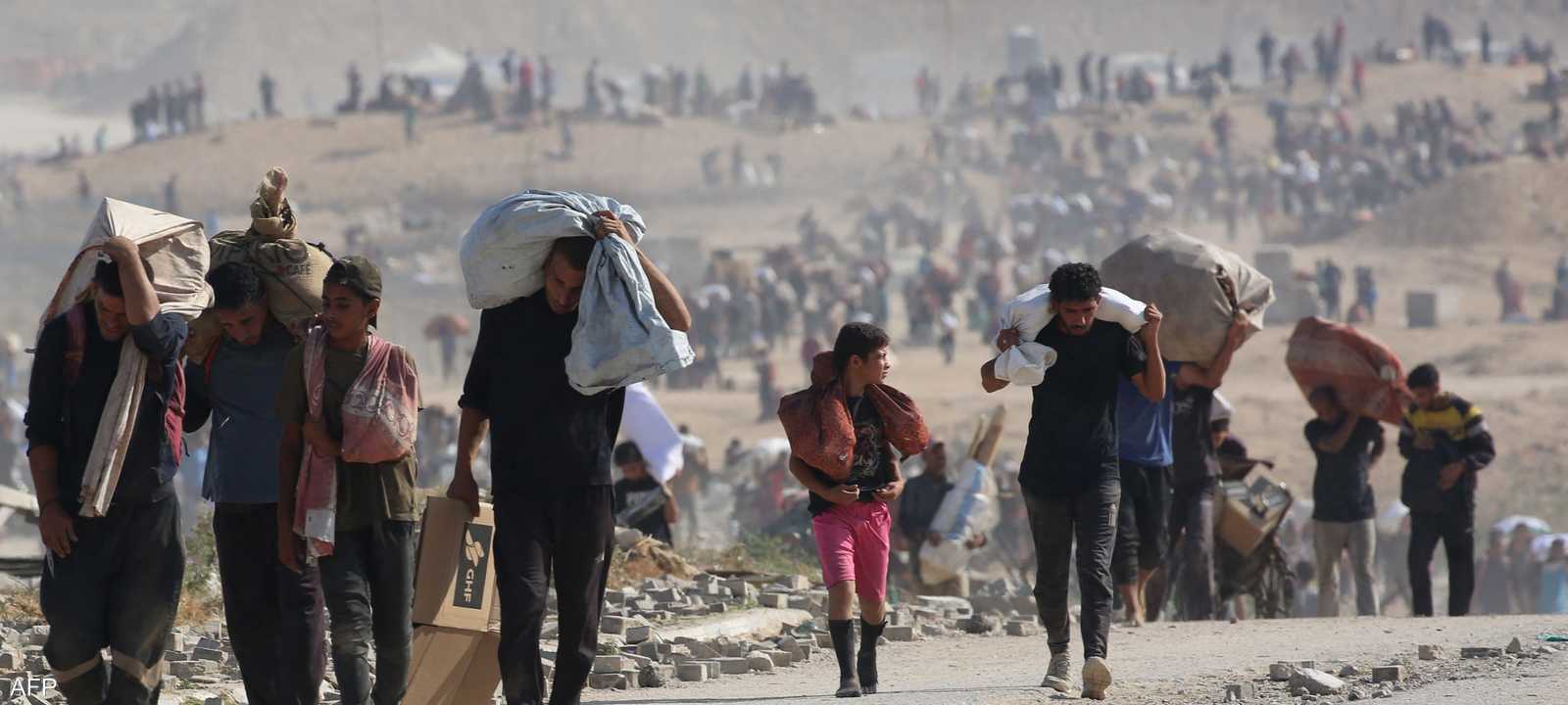 تشمل أحد بنود الخطة عدم التهجير القسري للفلسطينيين