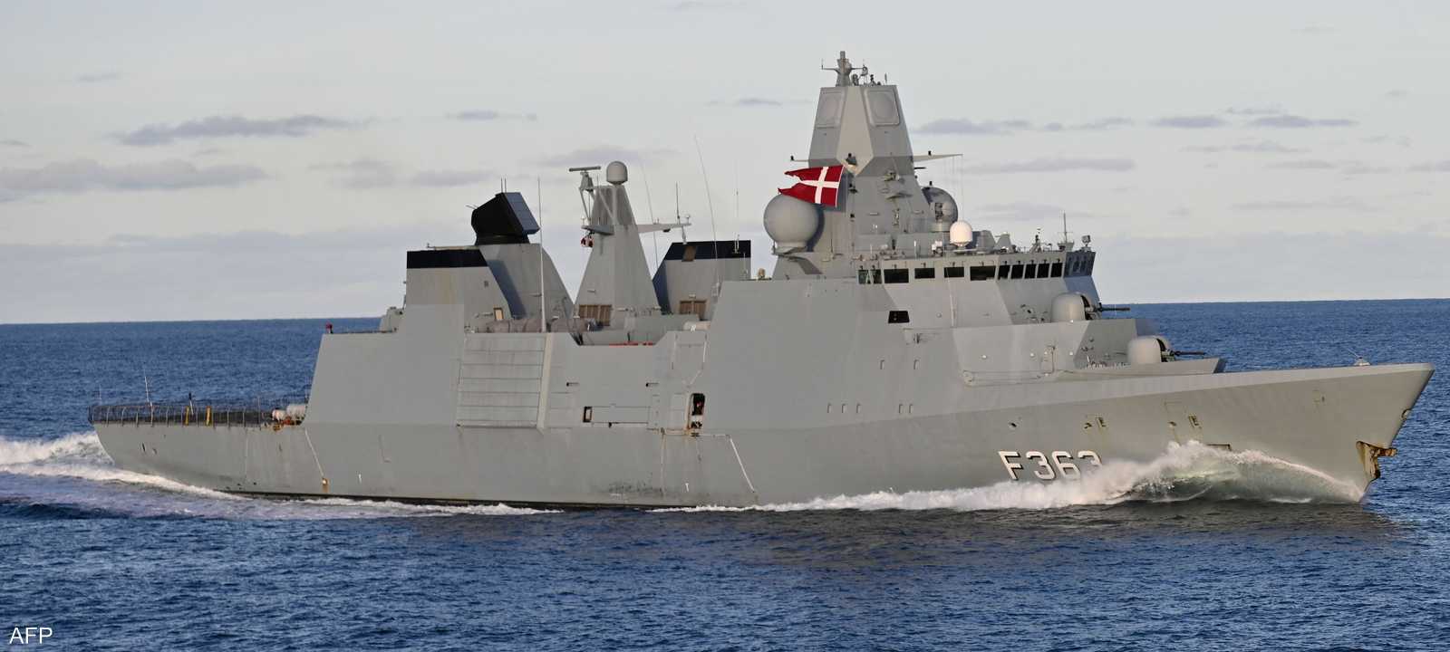فرقاطة دنماركية تابعة لحلف الناتو_أرشيف