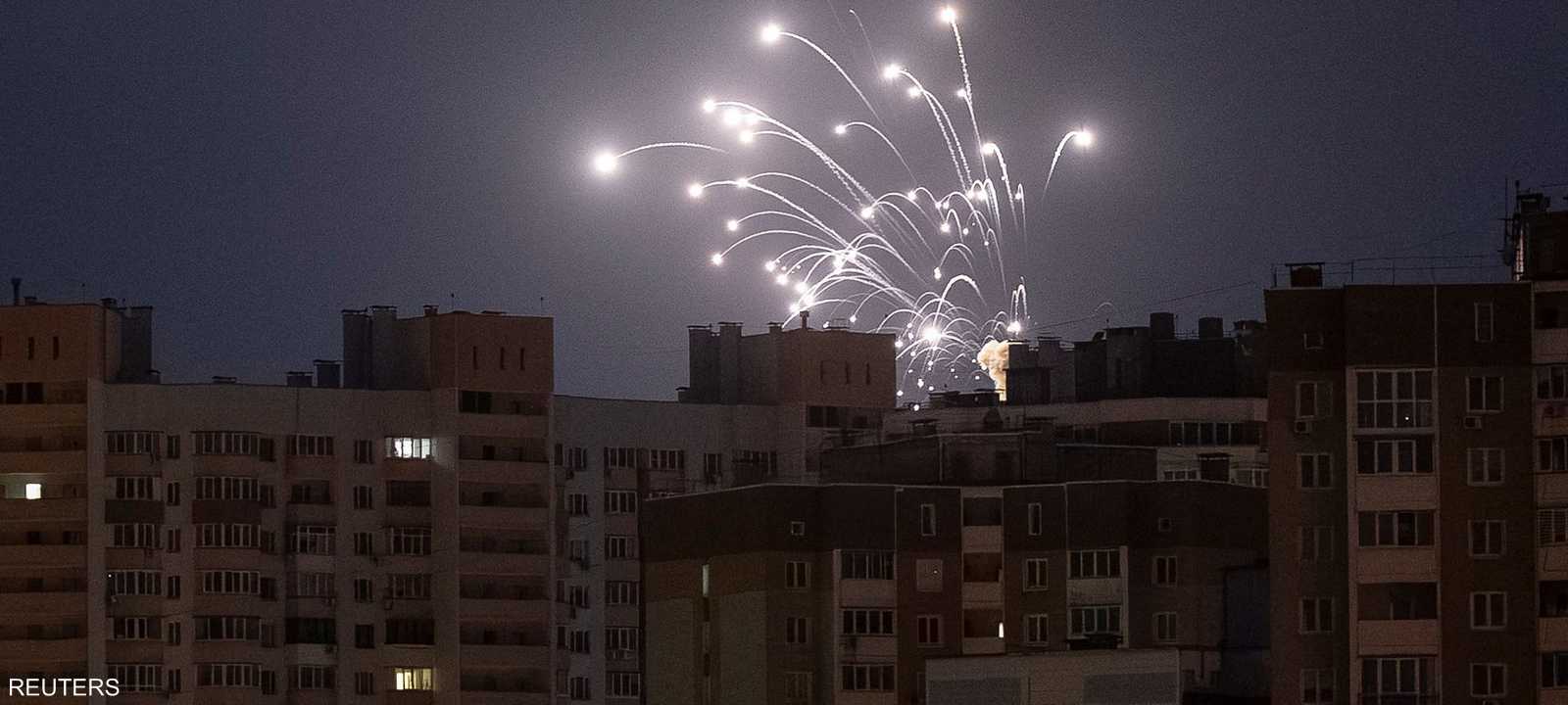 من آثار الهجوم الروسي على كييف