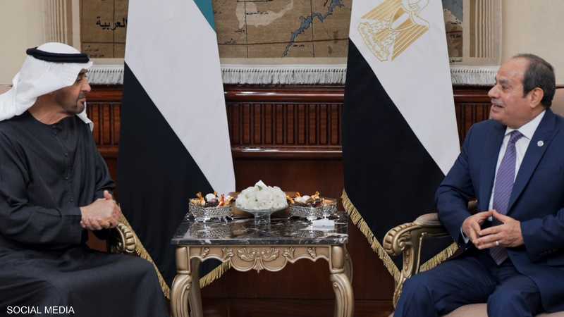 محمد بن زايد والسيسي يرحبان بمبادرة ترامب لوقف حرب غزة
