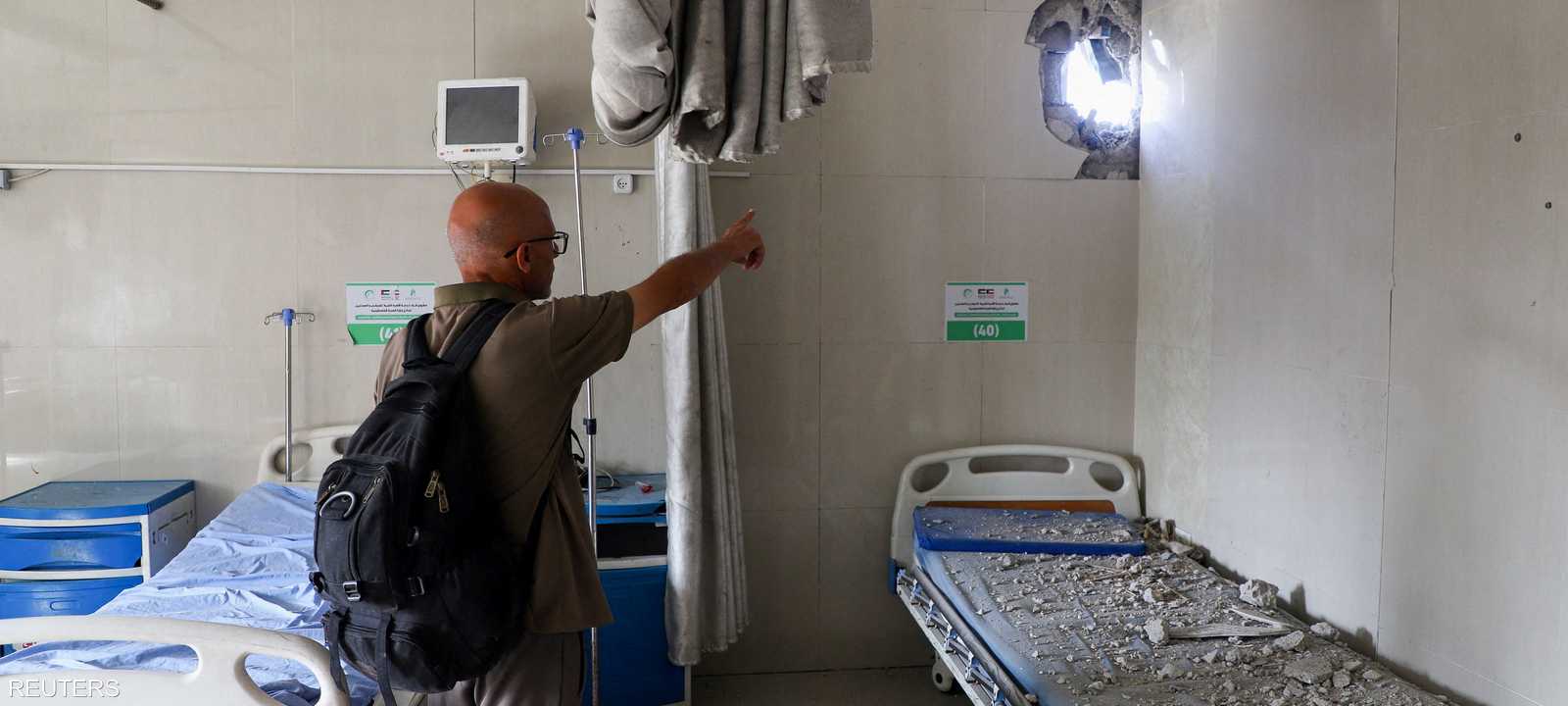 من داخل مستشفى الحلو الدولي