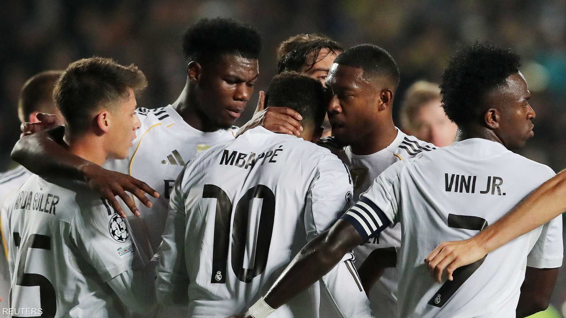 هاتريك مبابي يقود ريال مدريد لفوز عريض في أبطال أوروبا 