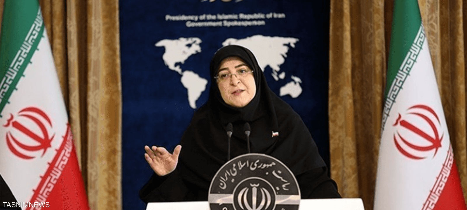 المتحدثة باسم الحكومة الإيرانية فاطمة مهاجراني