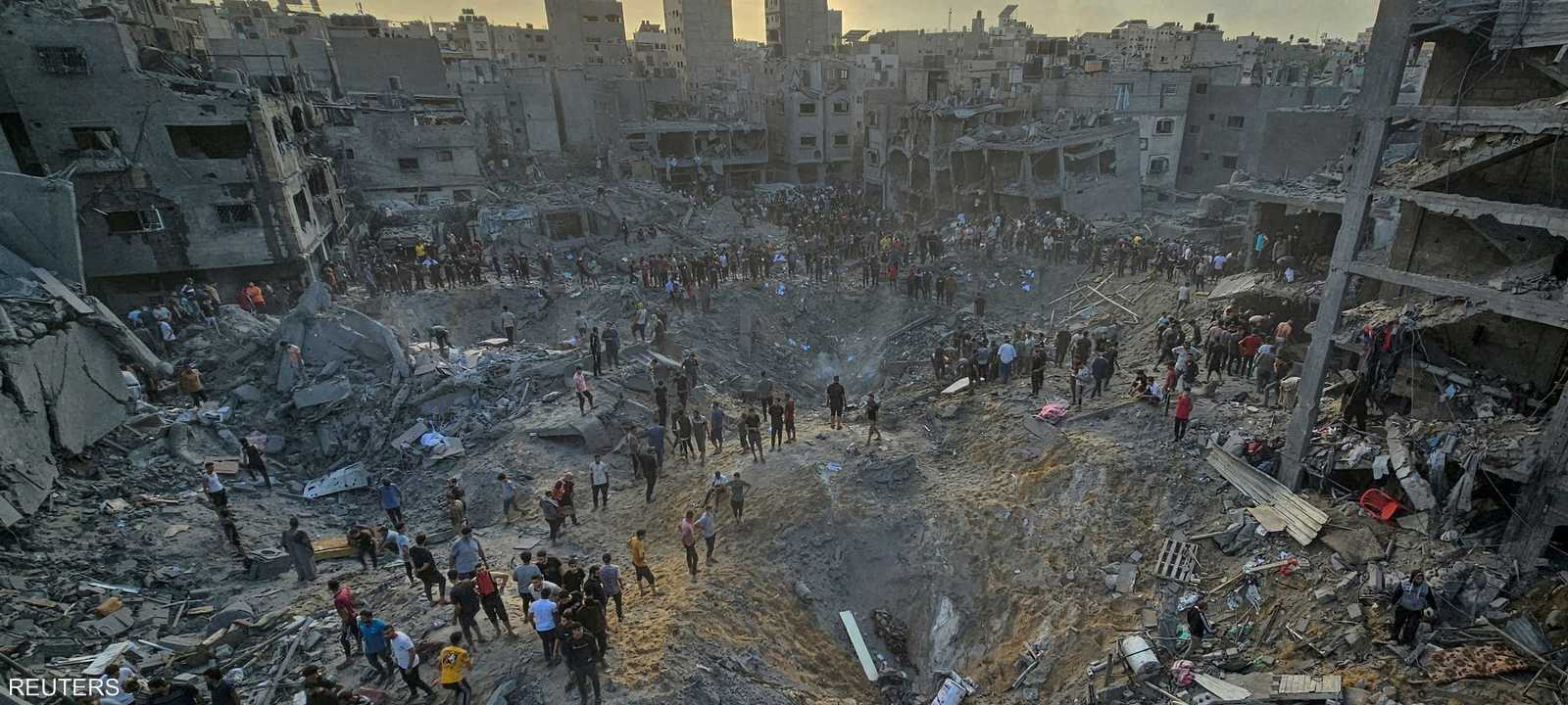 دمار هائل في غزة جرّاء العملية العسكرية الإسرائيلية.. أرشيف