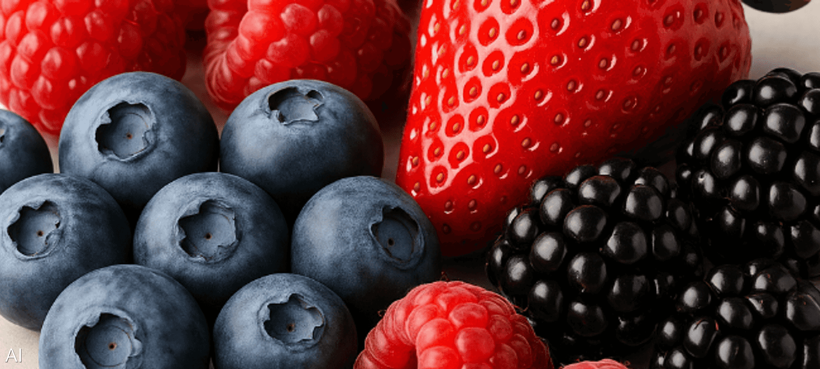 يحتوي التوت على مركبات مضادة للأكسدة