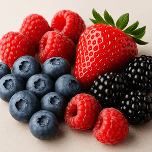 يحتوي التوت على مركبات مضادة للأكسدة