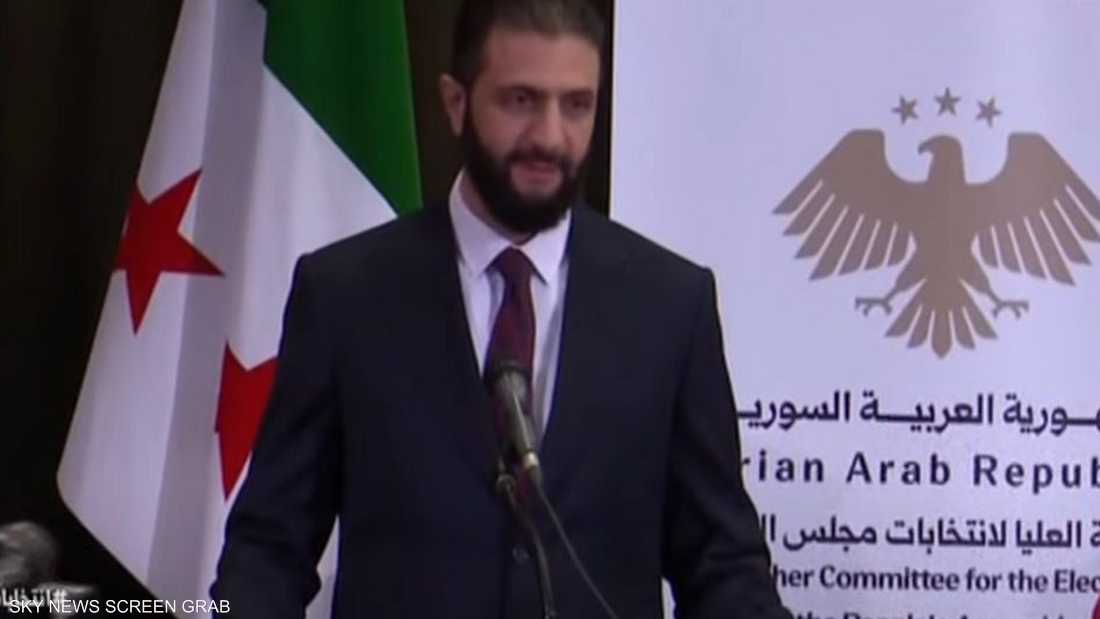 الشرع: بناء سوريا مسؤولية الجميع