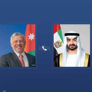 رئيس الإمارات بحث مع ملك الأردن التطورات الإقليمية