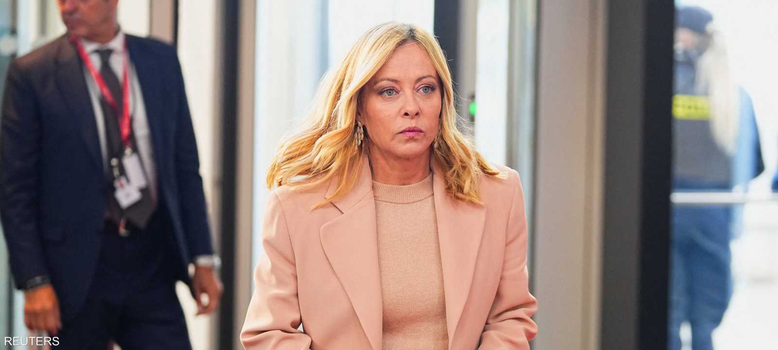 رئيسة الوزراء الإيطالية جورجيا ميلوني