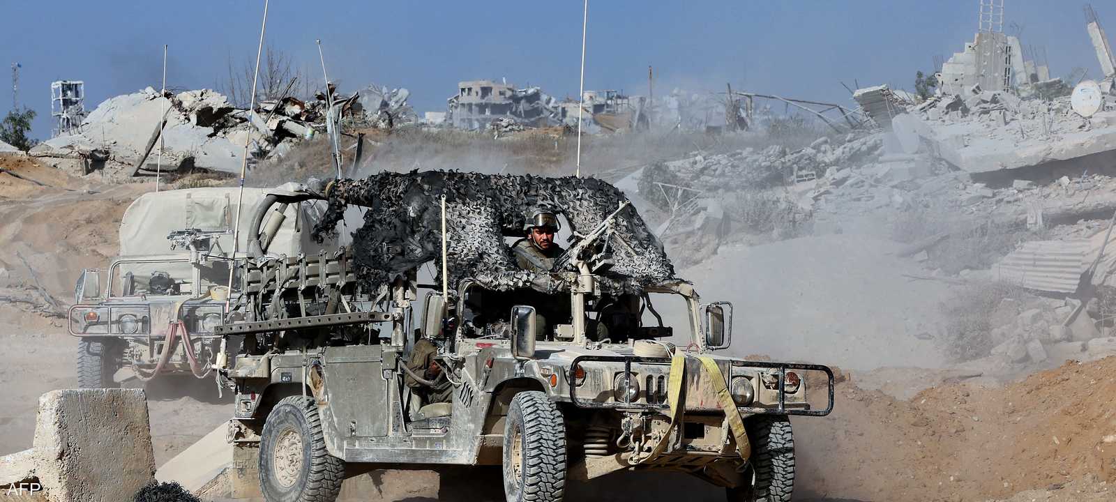 أرشيفية لآلية عسكرية إسرائيلية في غزة