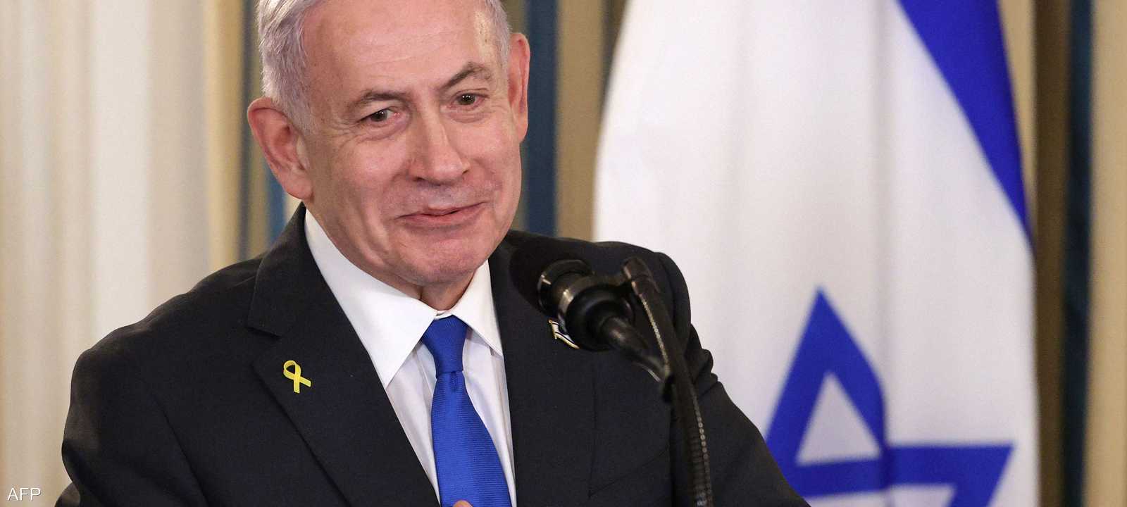 رئيس الوزراء الإسرائيلي بنيامين نتنياهو