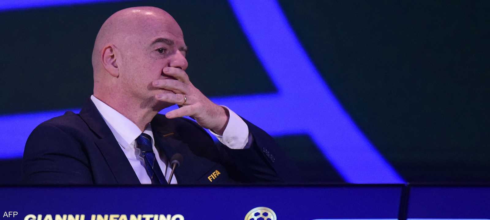 السويسري جياني إنفانتينو، رئيس الاتحاد الدولي لكرة القدم