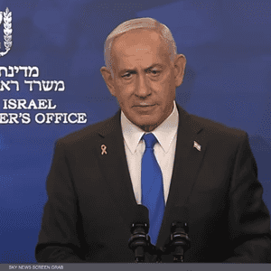رئيس الوزراء الإسرائيلي بنيامين نتنياهو