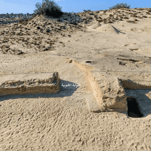 القلعة من أكبر وأهم القلاع المكتشفة على طريق حورس الحربي