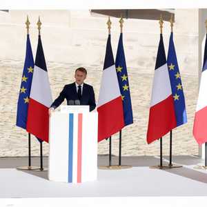 الرئيس الفرنسي إيمانويل ماكرون