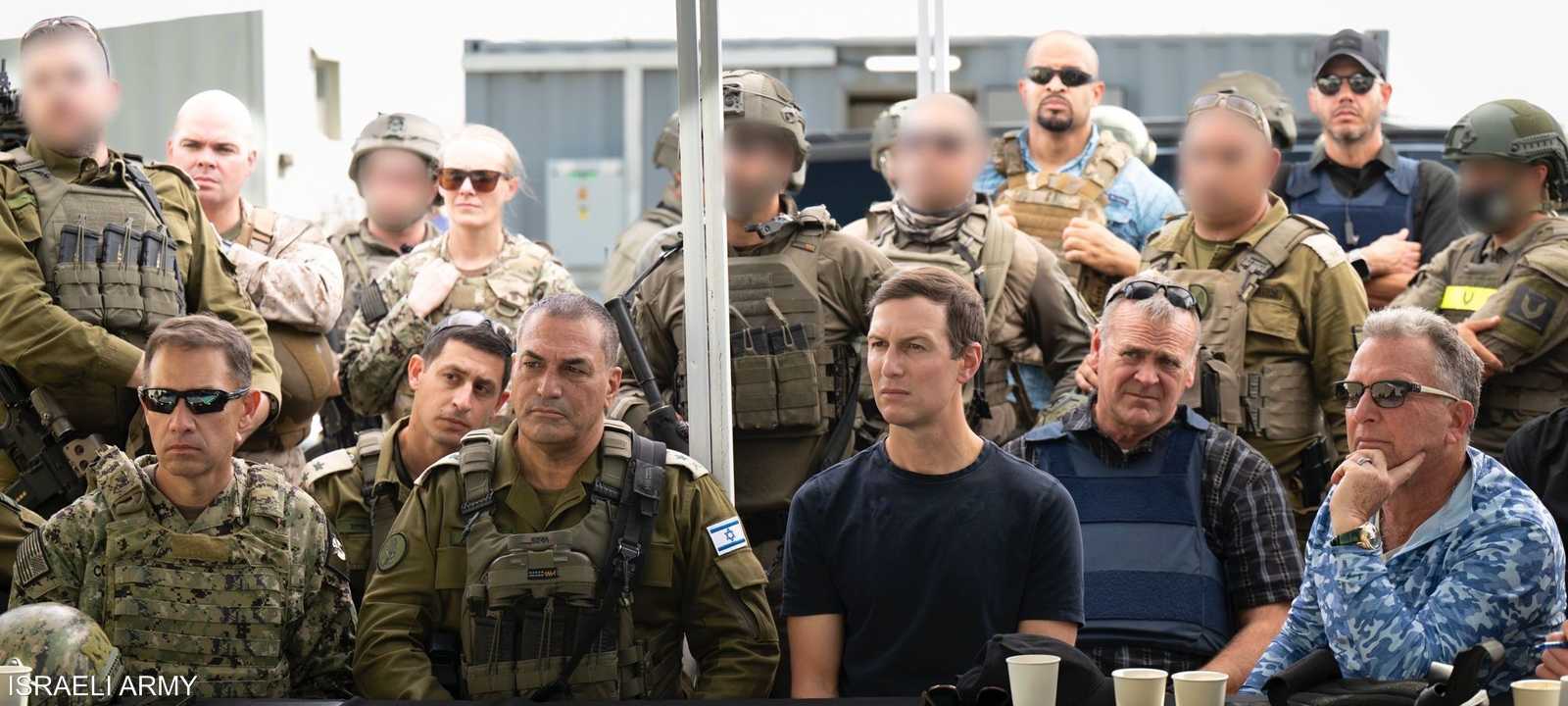 ويتكوف وكوشنر مع قادة عسكريين إسرائيليين