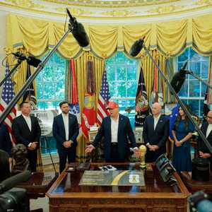 ربط البعض حضور إنفانتينو القمة بعلاقته القوية مع ترامب