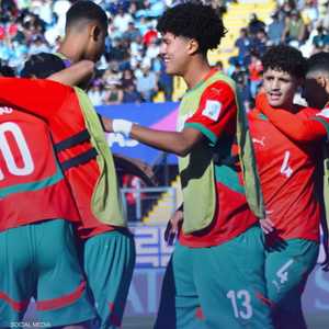 فرحة المنتخب المغربي بالفوز