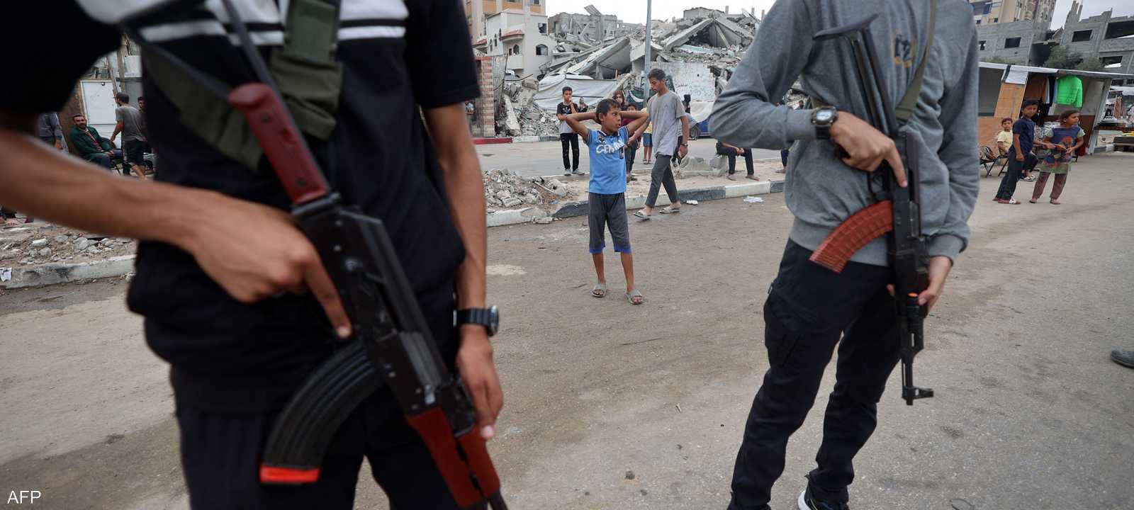 عناصر من حركة حماس في غزة
